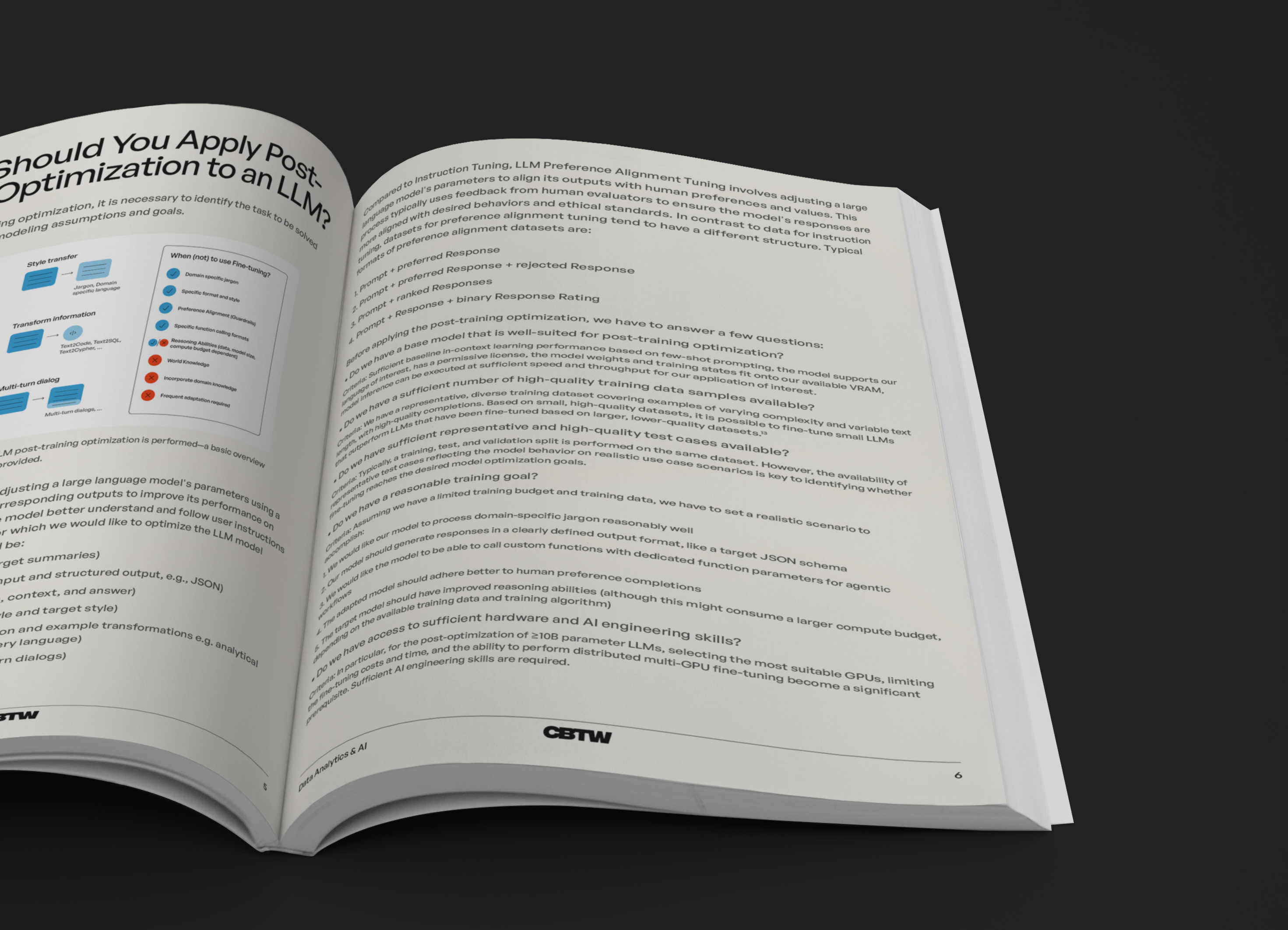 Content preview CBTW White Paper LLM post-training optomization